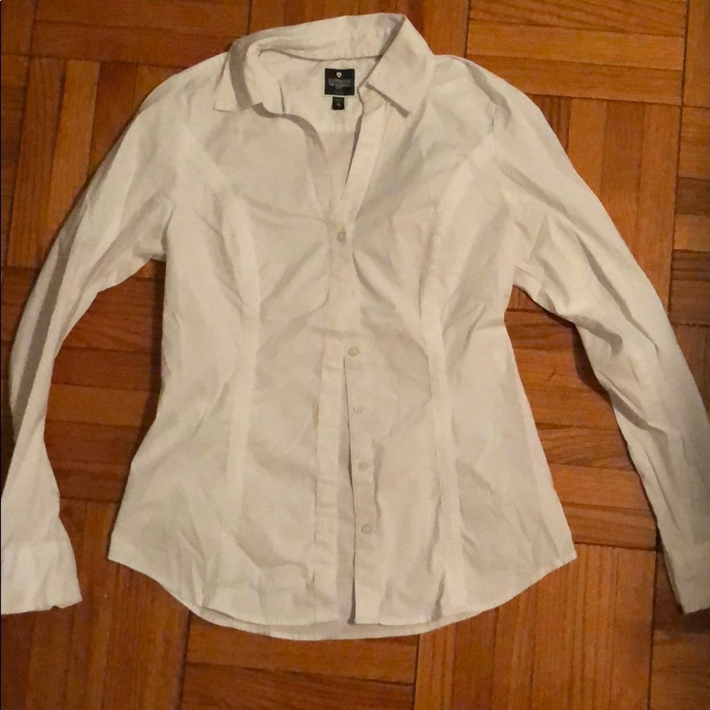 White button up.